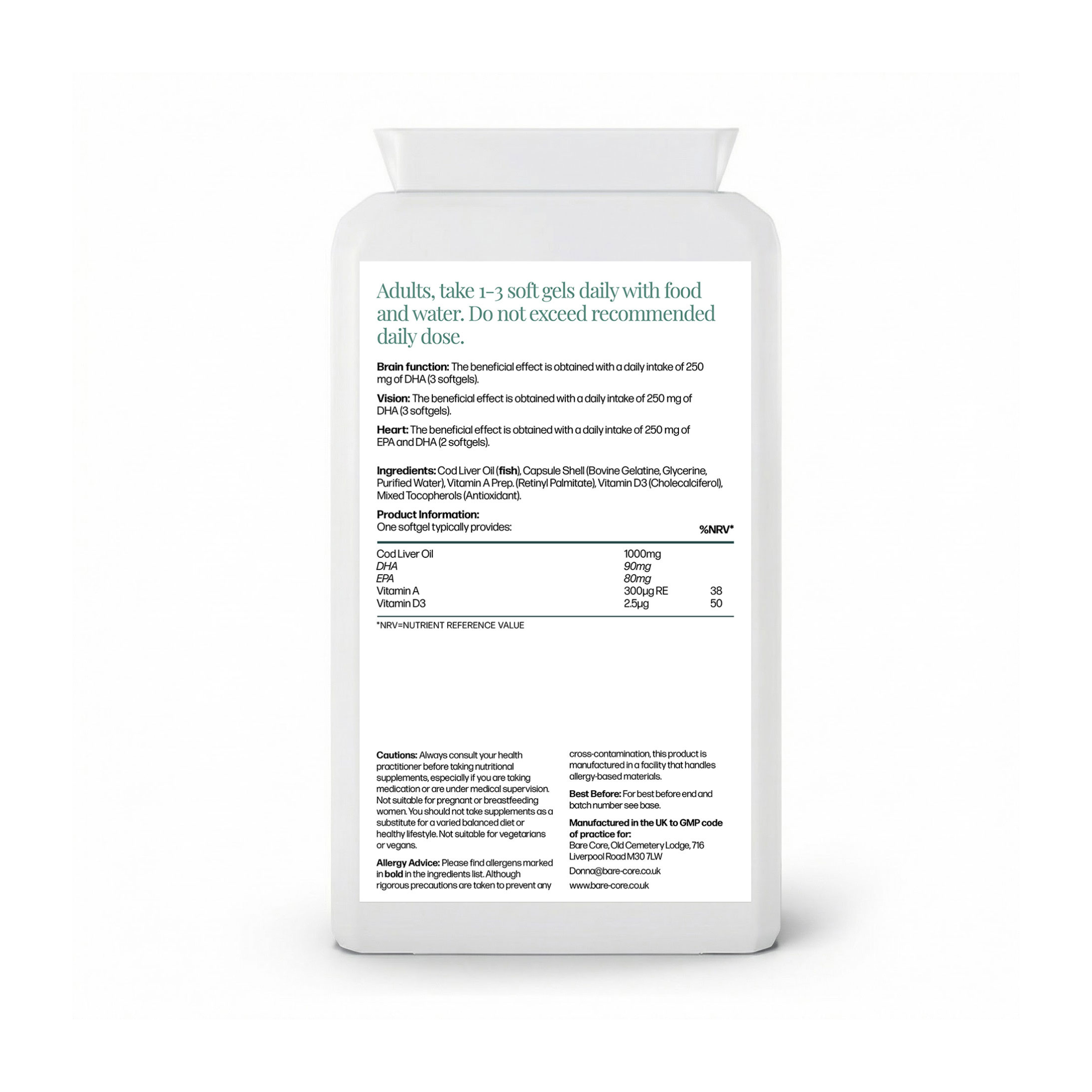 Cod Liver Oil+